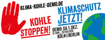 Banner Kohle stoppen! Klimaschutz jetzt! Demo am 1.12.2018 in Berlin und Köln